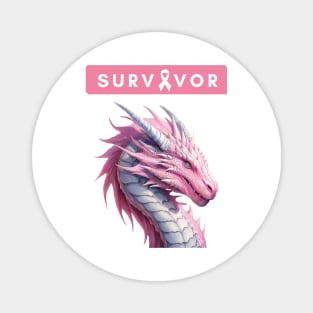 Cancer Survivor - Release the Dragon Within! Magnet